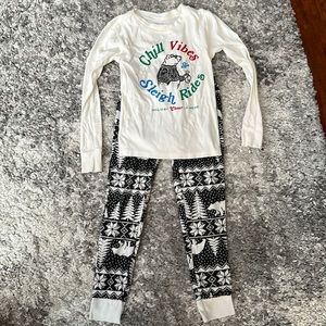 Boys size 8 winter pajamas